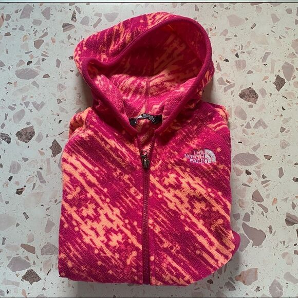 THE NORTH FACE Fleece Jacket Tie Dye Full Zip Hoodie - Picture 9 of 9